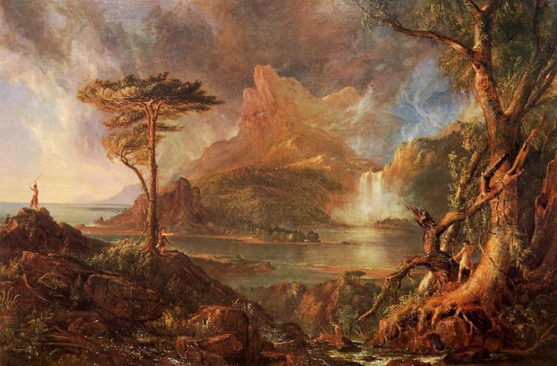 Thomas Cole A Wild Scene Germany oil painting art